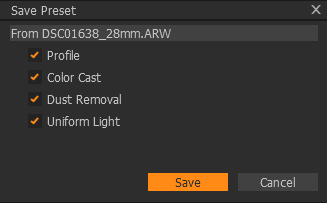 Save LCC Preset