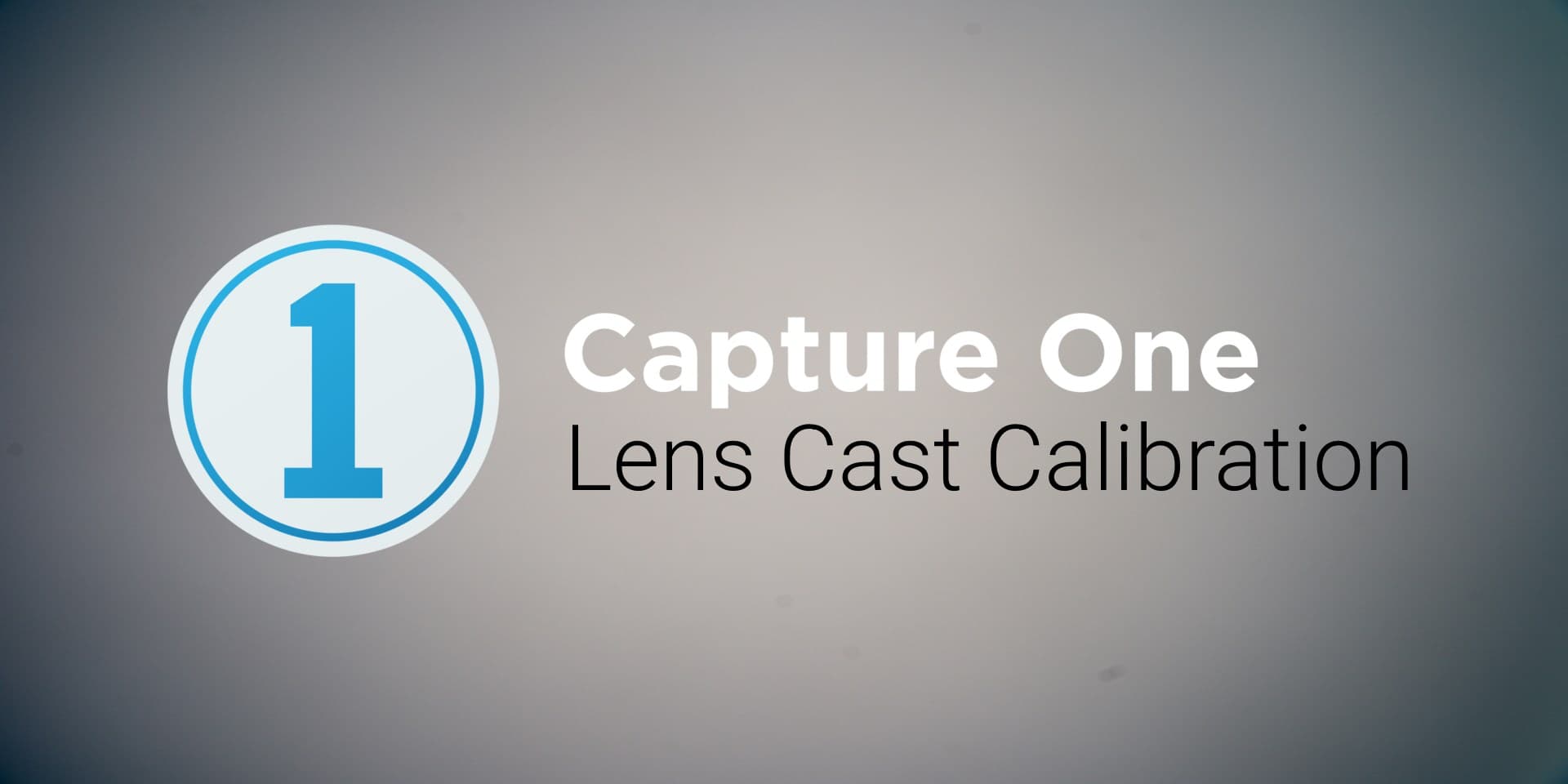Lens Cast Calibration in Capture One
